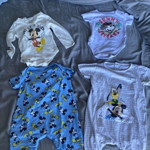 Mickey Baby Clothes Lot